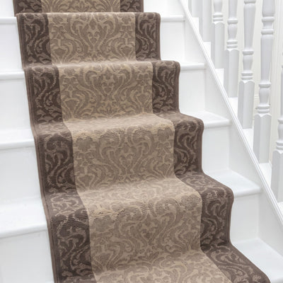 Baroque Taupe Stair Runner