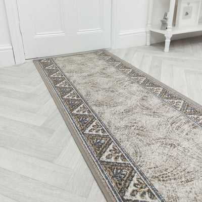 Eiger Light Brown Hall Runner