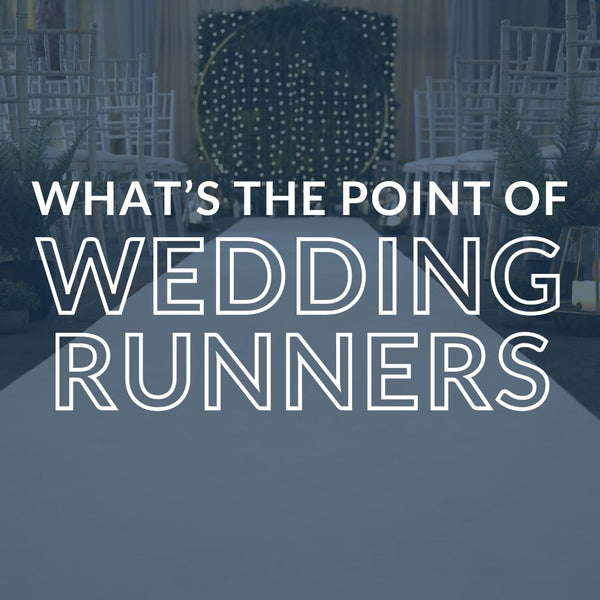 What's the point of a wedding runner?