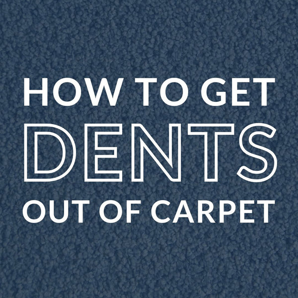 3 Ways to Get Dents out of Carpet [Using everyday household items]