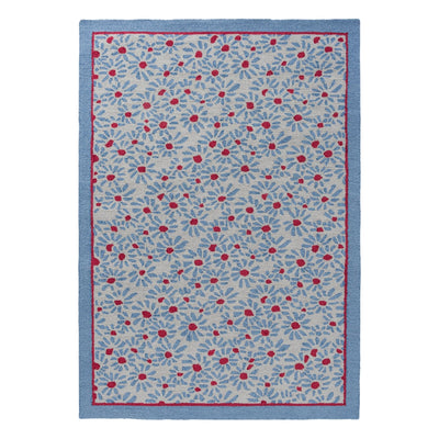 Floral Blue Rugs