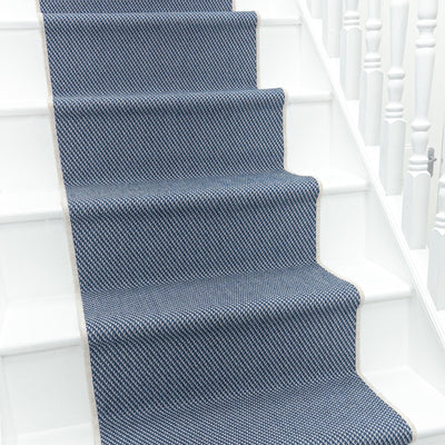 Modern Blue Stair Runners
