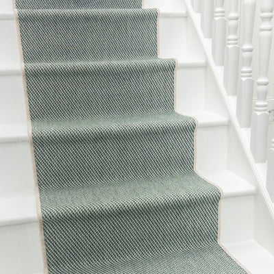 Modern Green Stair Runners