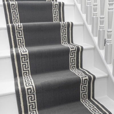 Gray Stair Carpet Runner Rugs