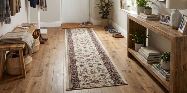 Cream Hallway Runner Rugs