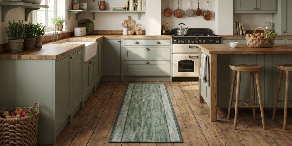 Green Kitchen Runners