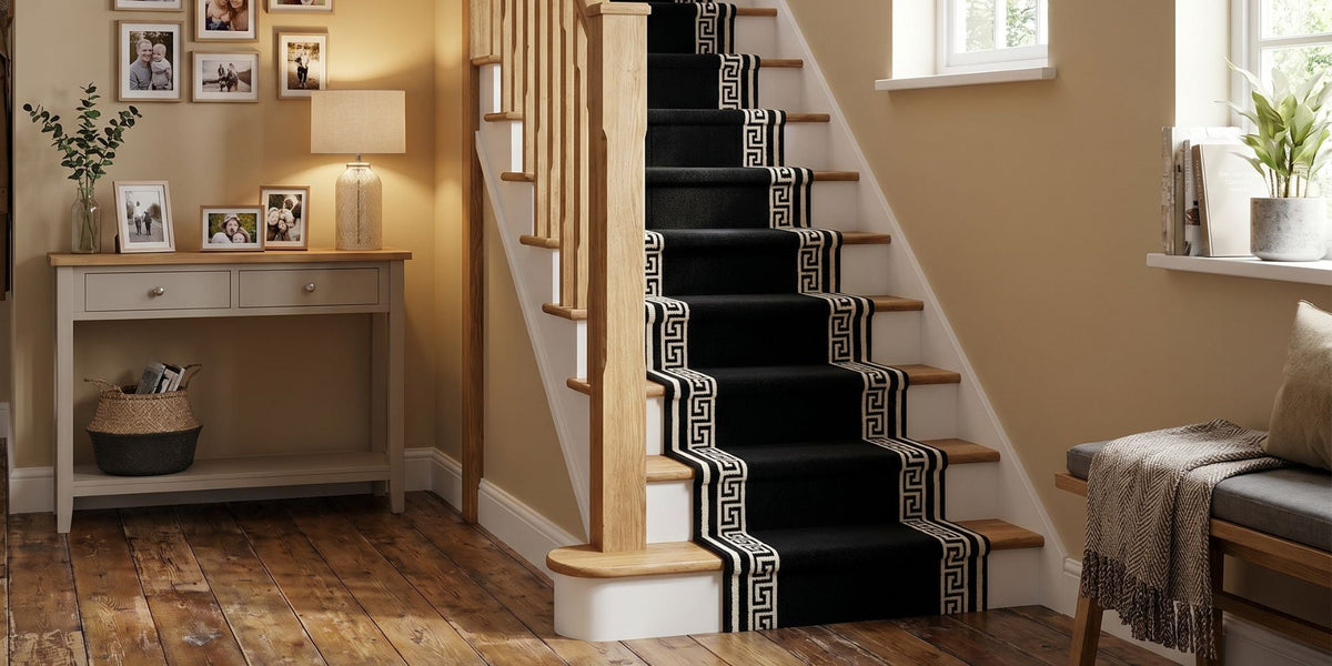 Black Stair Carpet Runner Rugs
