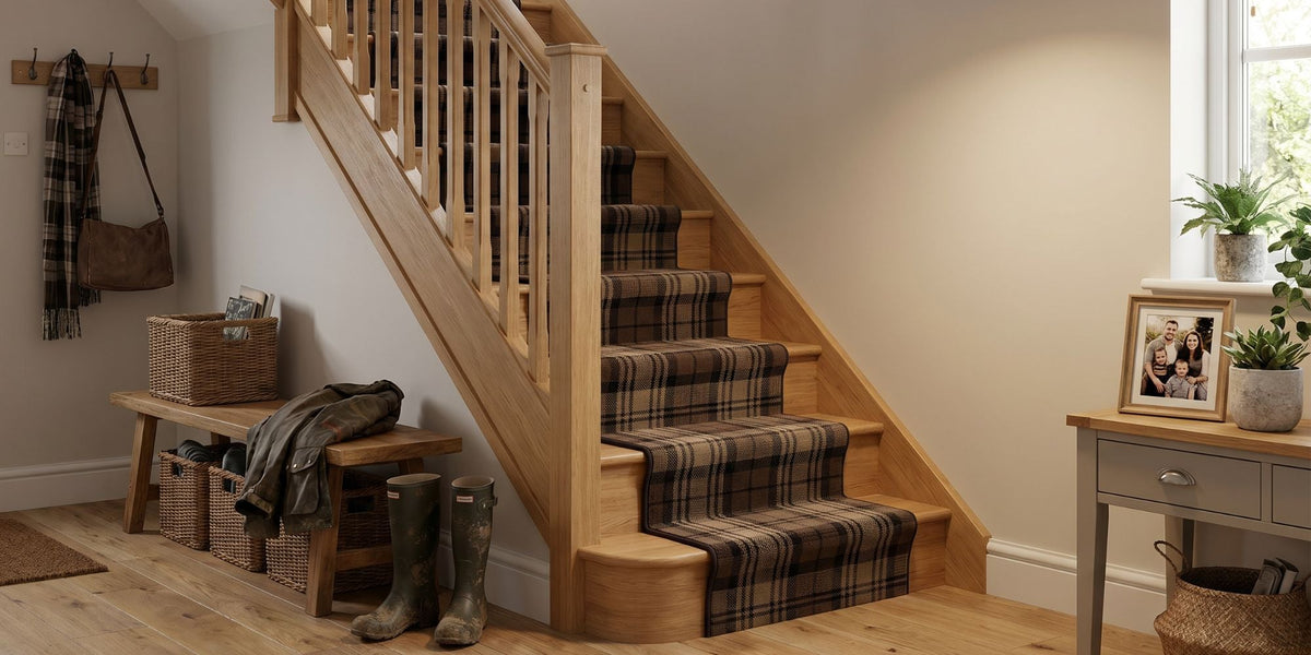 Brown Stair Carpet Runner Rugs