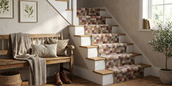 Geometric Stair Carpet Runners