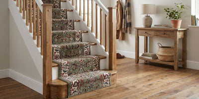 Green Stair Carpet Runner Rugs