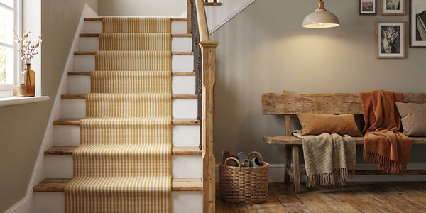 Striped Stair Carpet Runner Rugs