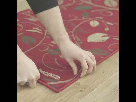 Scroll Red  Hall Runner