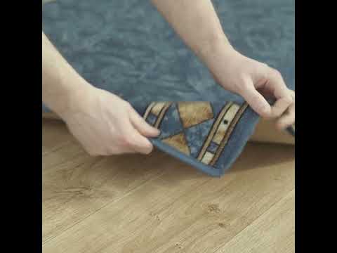 Cheops Blue Kitchen Carpet Runners