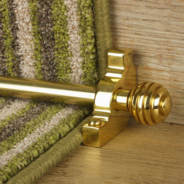 Vision Brass Sphere Plain Tringles D'Escalier