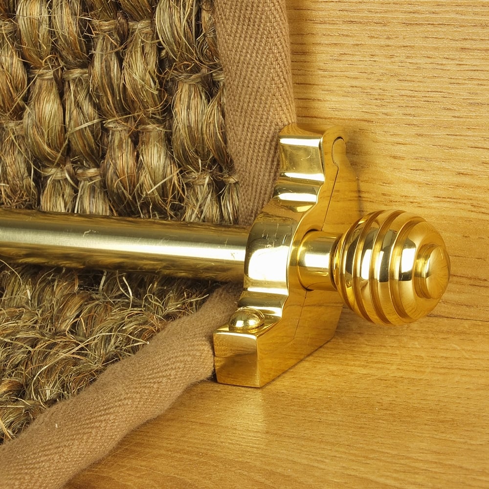 Vision Brass Sphere Plain Tringles D'Escalier