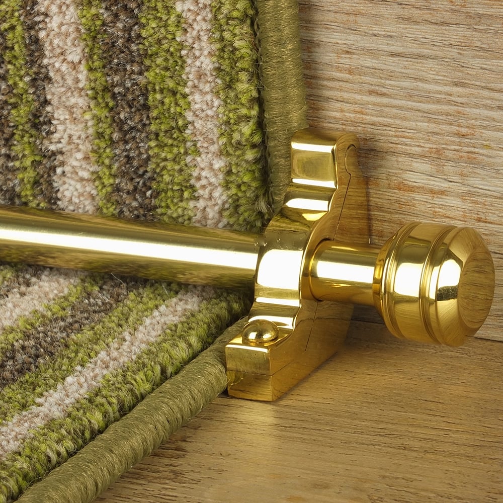 Vision Brass Piston Plain Stair Rod