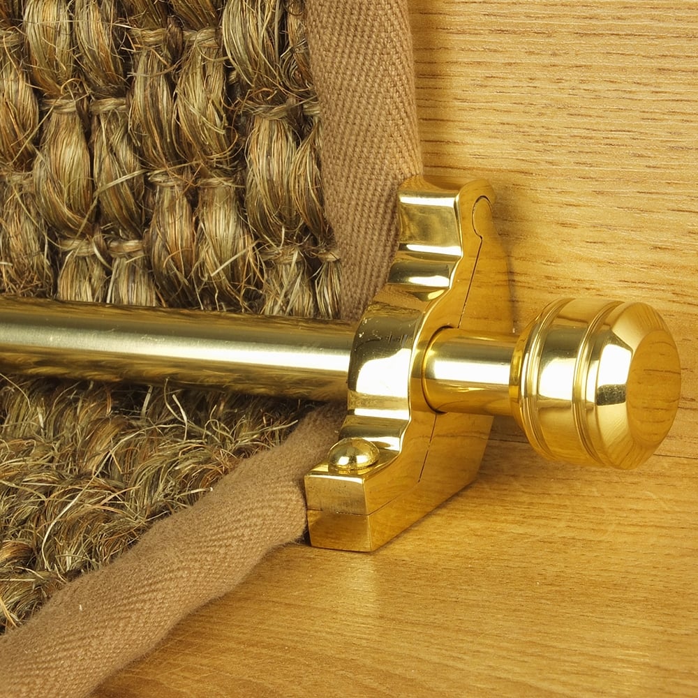 Vision Brass Piston Plain Stair Rod