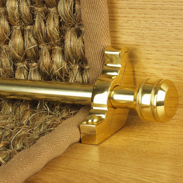 Vision Brass Piston Plain Stair Rod