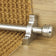 Vision Brush Chrome Finish Piston Plain Stair Rod - 23.6inches