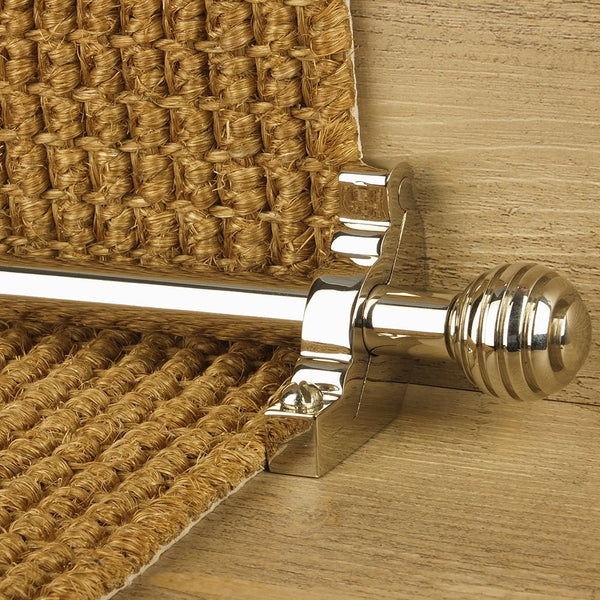 Vision Polished Nickel Sphere Plain Stair Rod
