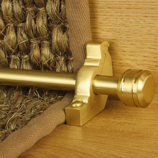 Vision Satin Messing Kolben Schlicht Treppenstangen