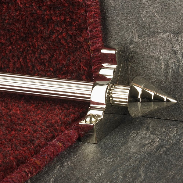 Vision Polished Nickel Arrow Reeded Tringles D'Escalier