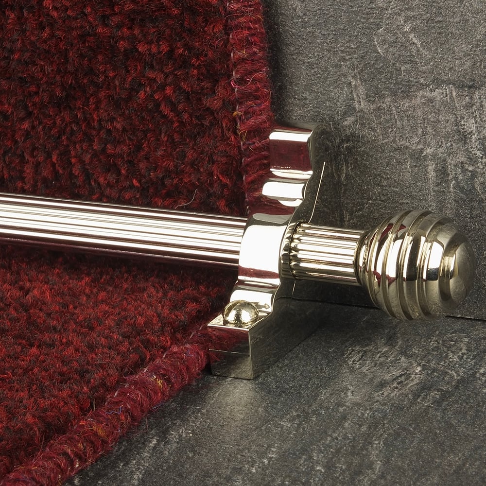 Vision Polished Nickel Kugel Reeded Treppenstangen