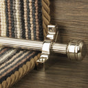 Vision Polished Nickel Piston Reeded Stair Rod - 23.6inches