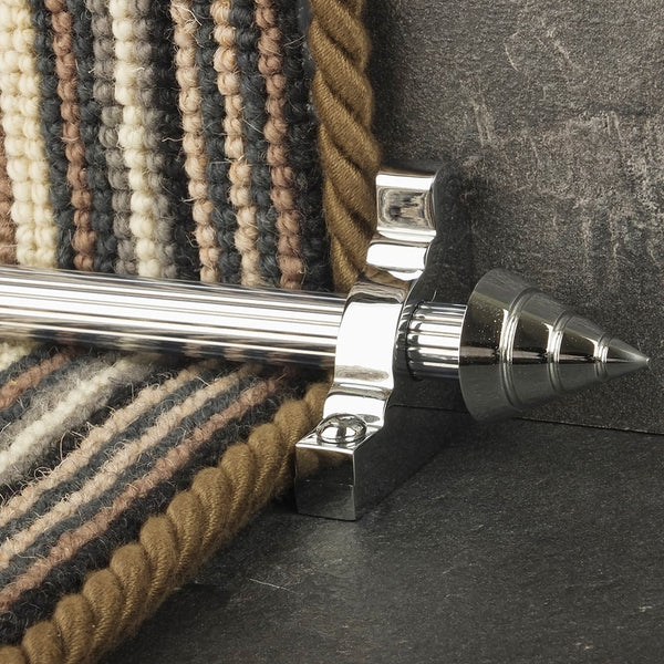 Vision Chrome Arrow Reeded Tringles D'Escalier