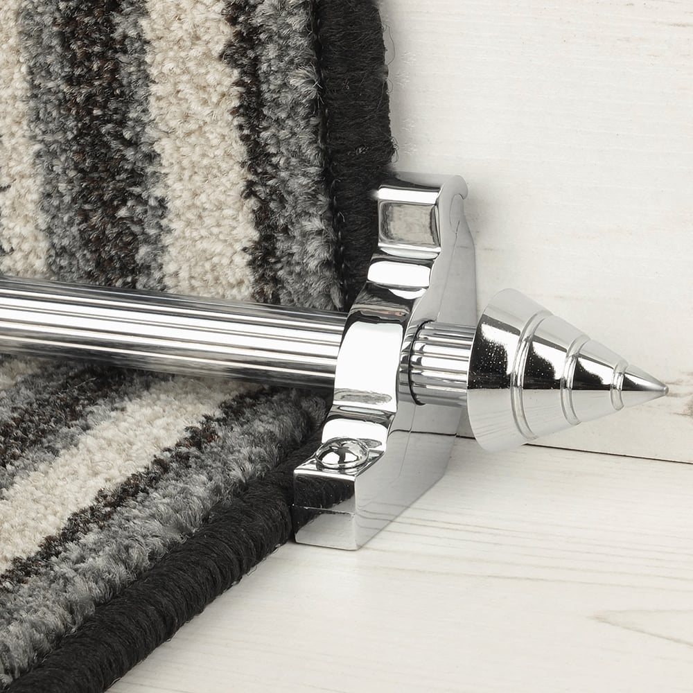 Vision Chrome Arrow Reeded Tringles D'Escalier