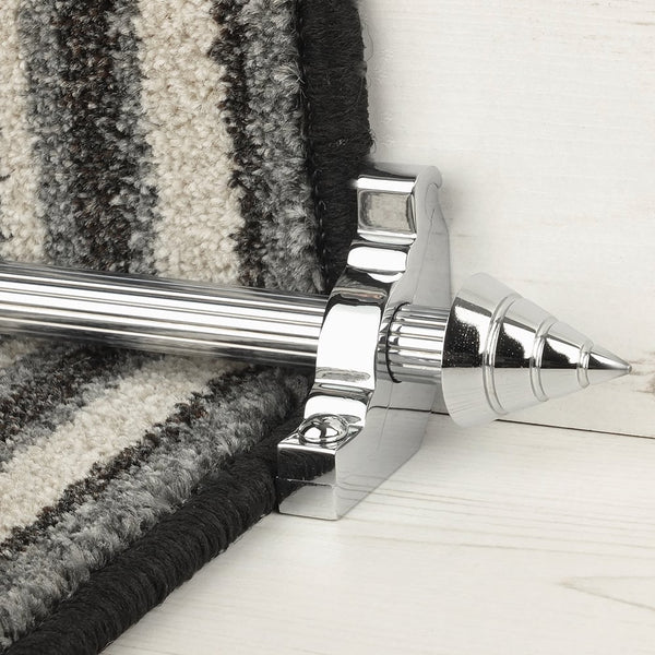 Vision Chrome Arrow Reeded Tringles D'Escalier