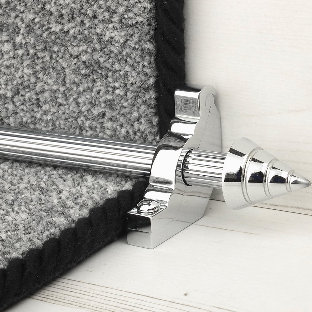 Vision Chrome Arrow Reeded Tringles D'Escalier