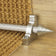 Vision Brushed Chrome Arrow Reeded Stair Rod - 23.6inches