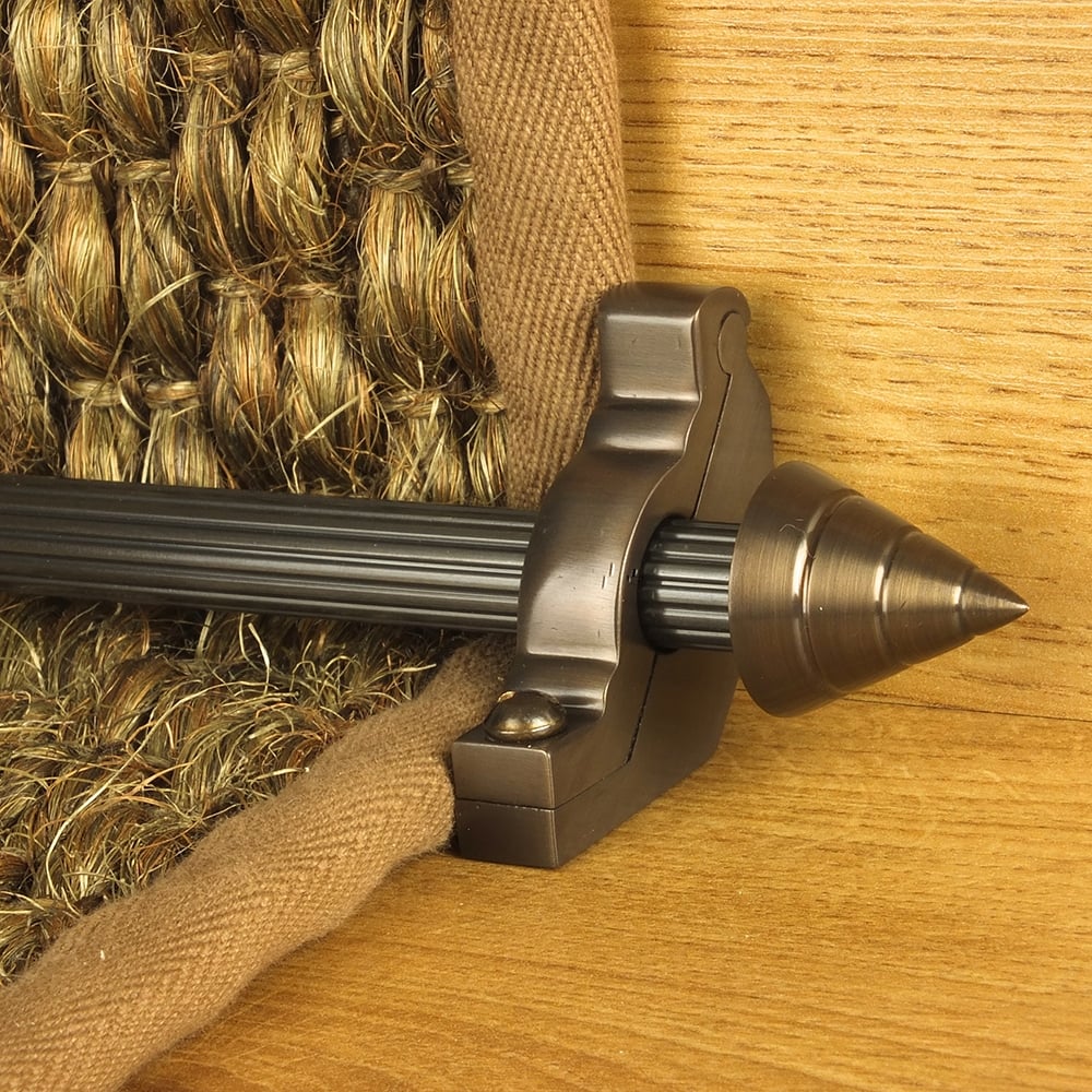 Vision Bronze Arrow Reeded Stair Rod