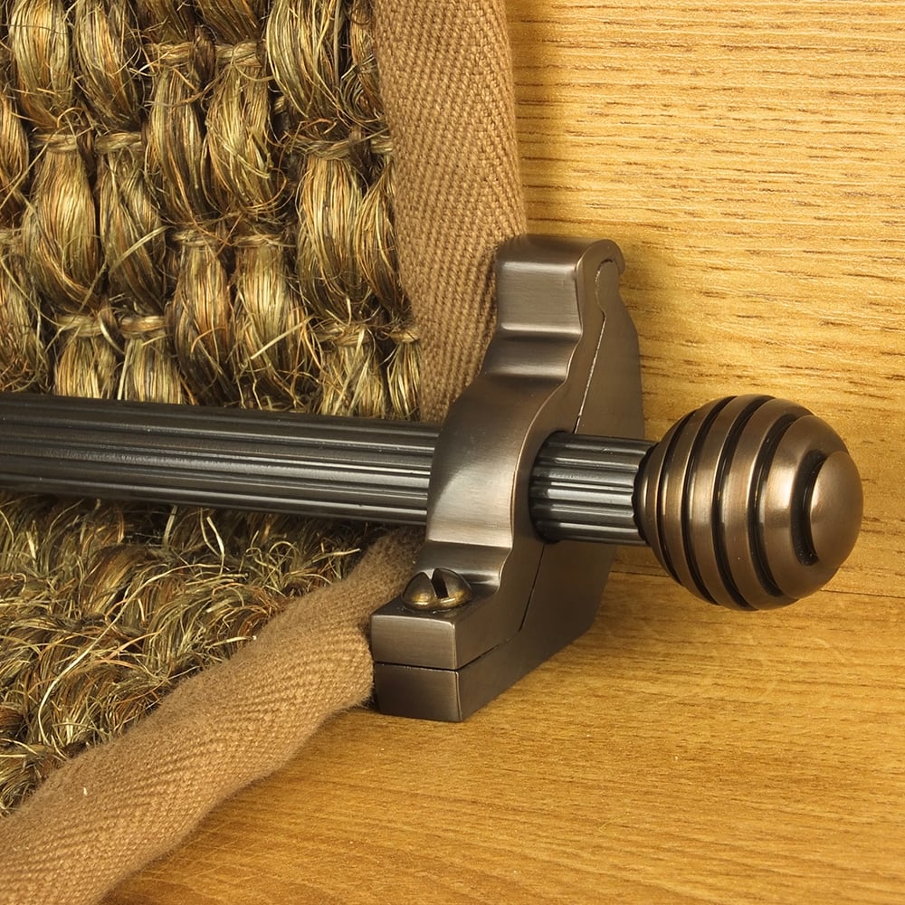 Vision Bronze Sphere Reeded Tringles D'Escalier