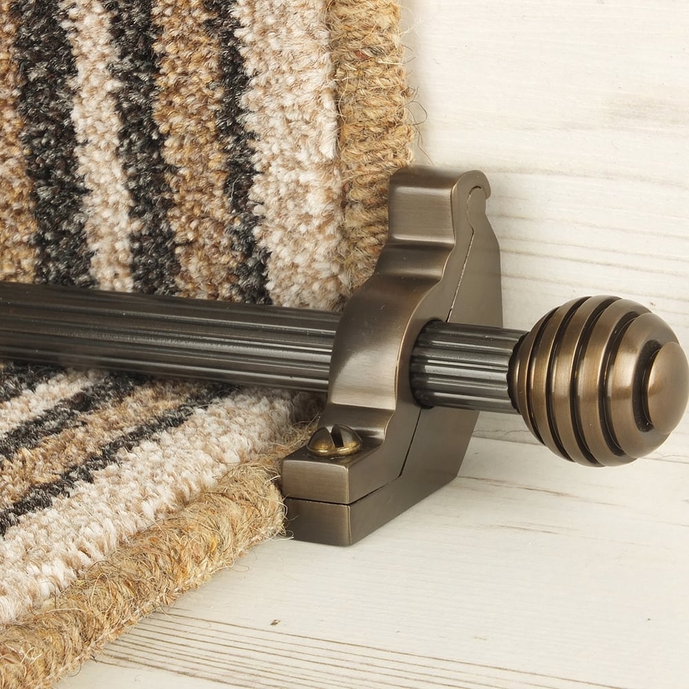 Vision Bronze Sphere Reeded Tringles D'Escalier