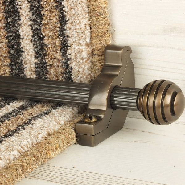 Vision Bronze Sphere Reeded Tringles D'Escalier