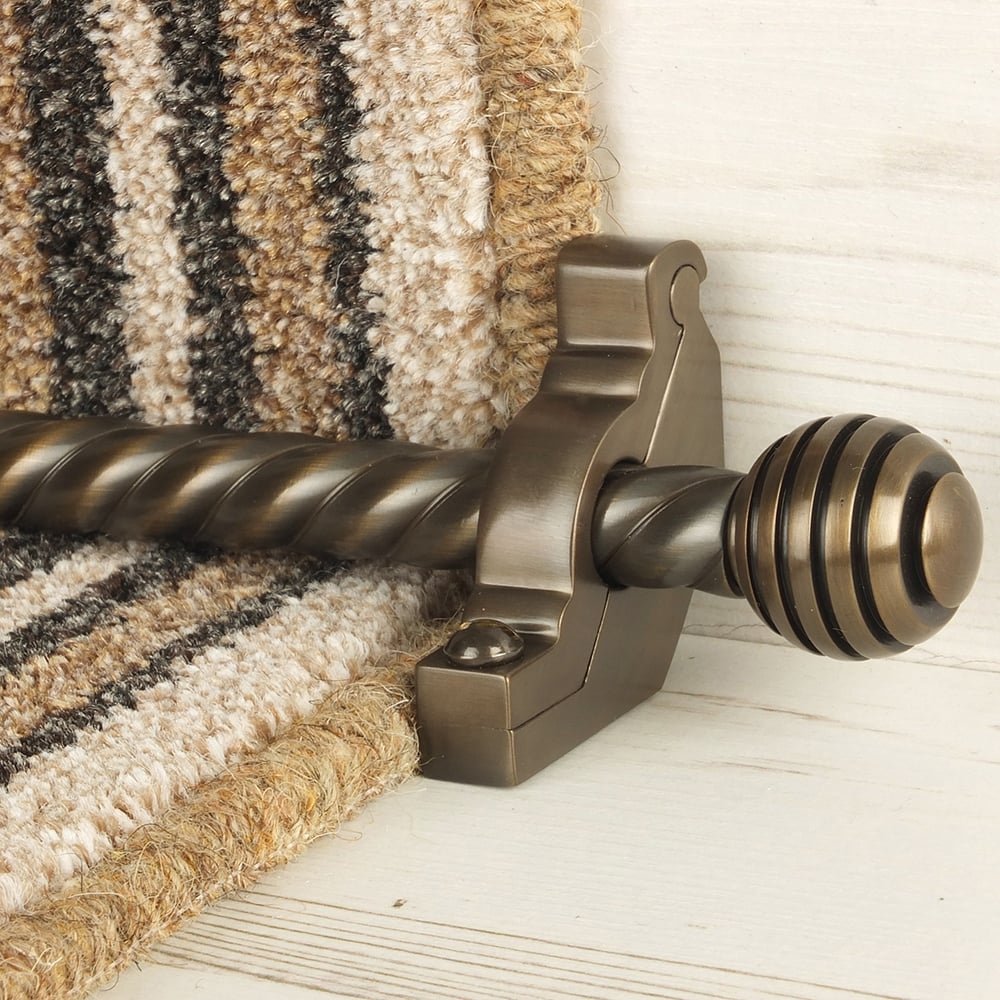 Vision Bronze Sphere Spiral Stair Rod