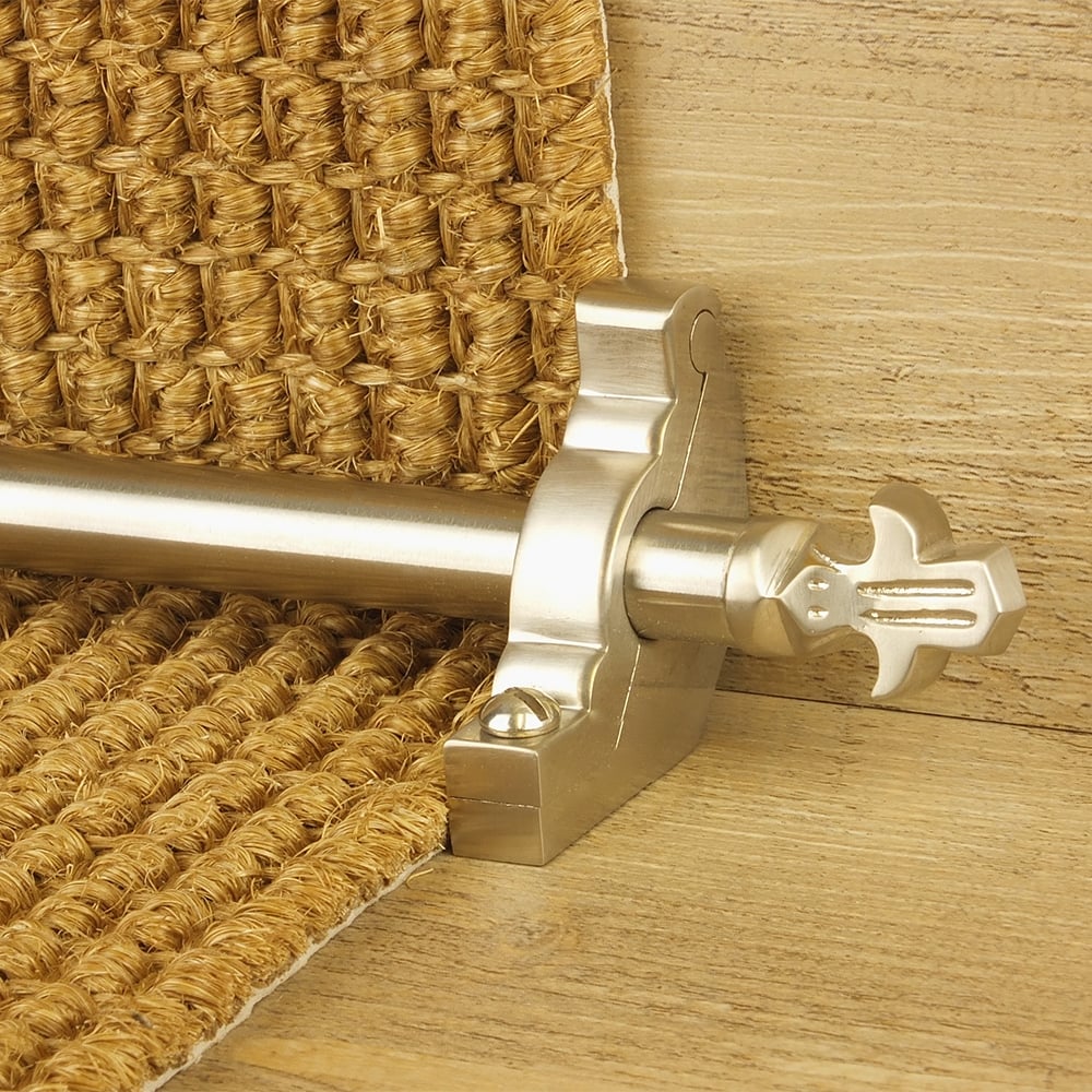 Country Satin Nickel Finish Bordeaux Schlicht Treppenstangen