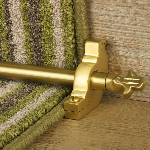 Country Satin Messing Finish Bordeaux Schlicht Treppenstangen