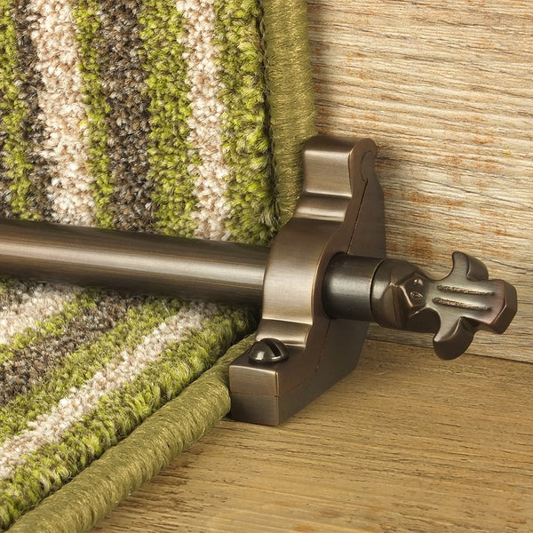 Country Bronze Finish Bordeaux Plain Tringles D'Escalier