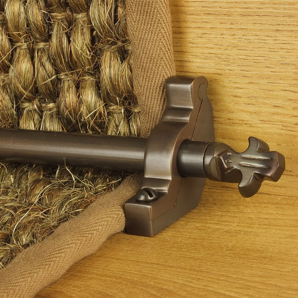 Country Bronze Finish Bordeaux Plain Tringles D'Escalier