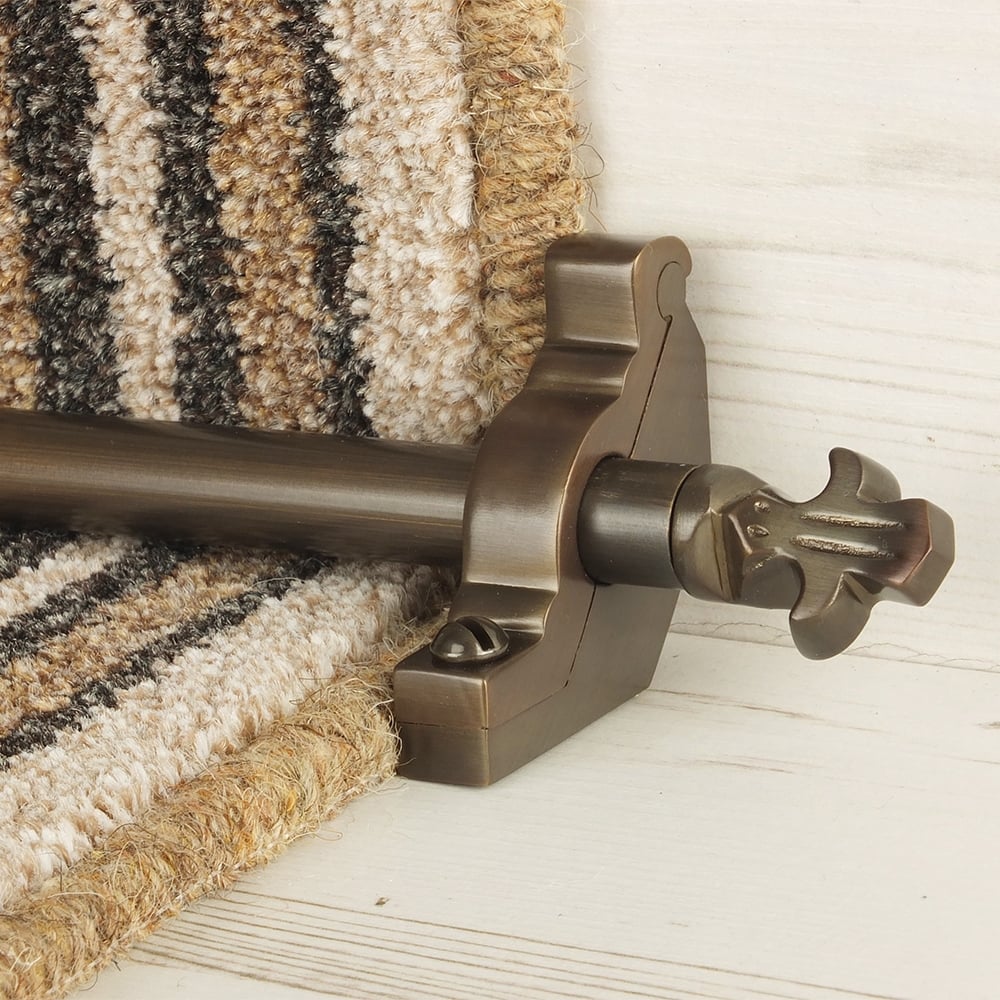 Country Bronze Finish Bordeaux Plain Tringles D'Escalier