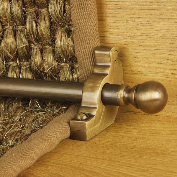 Country Antique Balladeer Plain Tringles D'Escalier