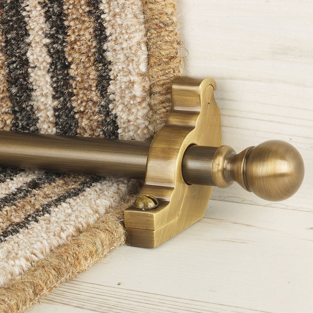 Country Antique Balladeer Plain Tringles D'Escalier