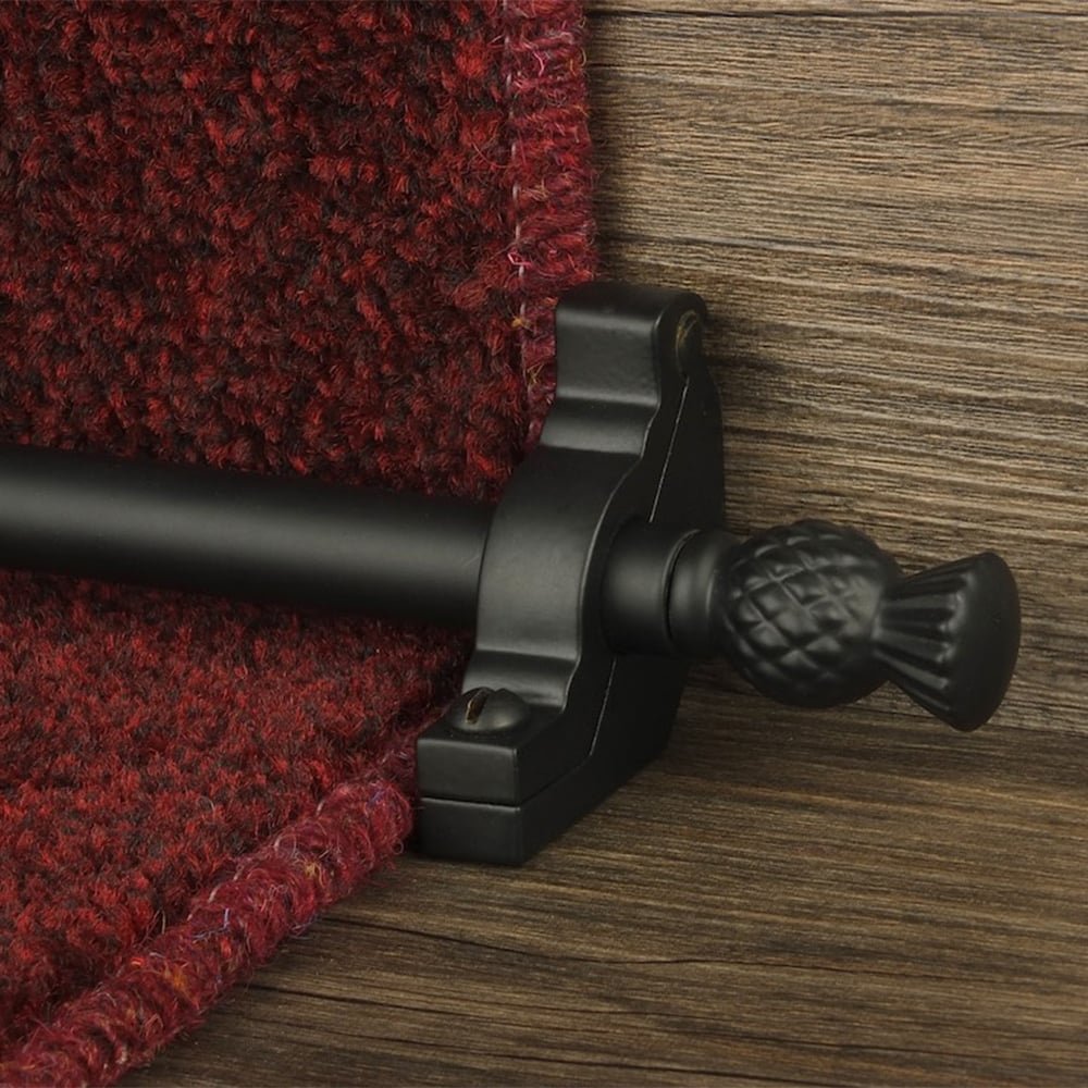 Country Black Arran Plain Tringles D'Escalier