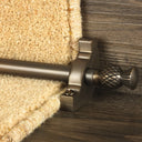 Country Bronze Finish Arran Plain Stair Rod - 23.6inches / Rod Diameter: 1/2"