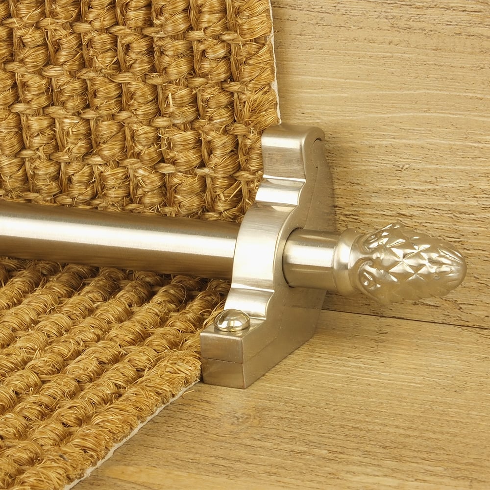 Country Satin Nickel Finish Sherwood Schlicht Treppenstangen