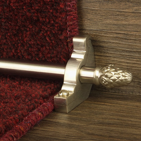 Country Satin Nickel Finish Sherwood Schlicht Treppenstangen