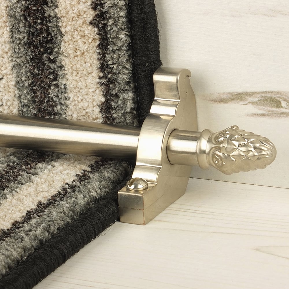 Country Satin Nickel Finish Sherwood Schlicht Treppenstangen